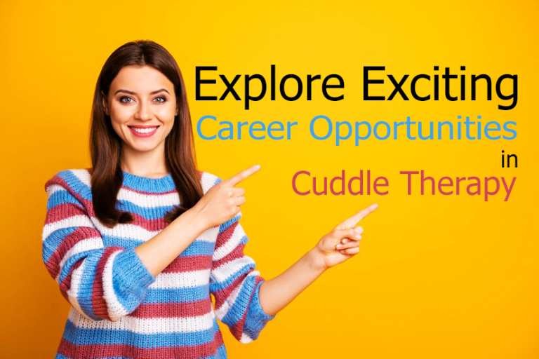 Cuddle therapy session in a calming and professional environment in the Netherlands, with exciting career opportunities in 2025 for aspiring therapists.